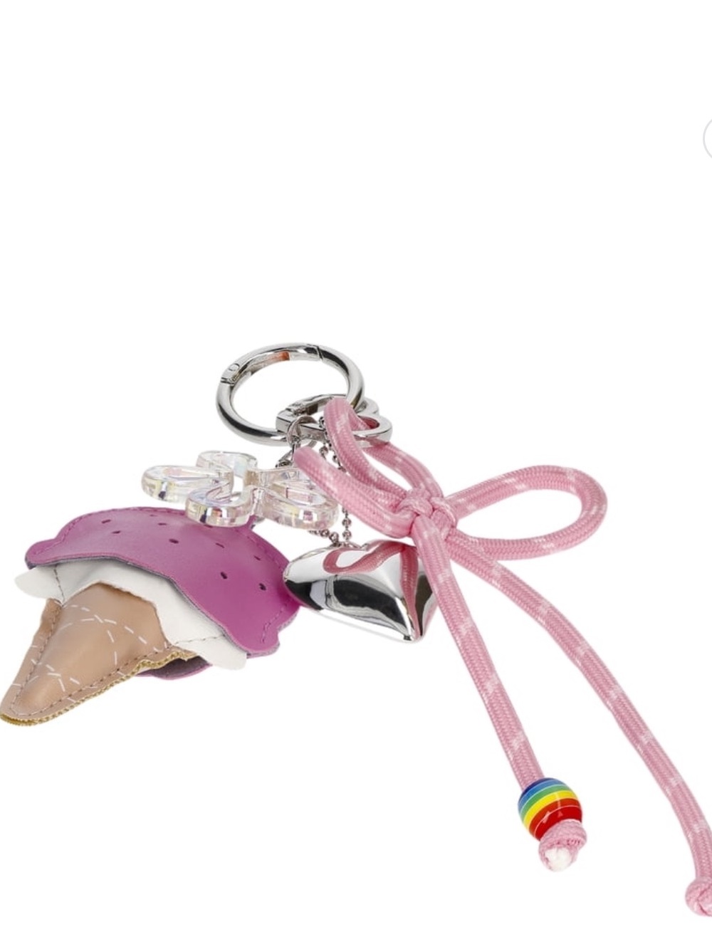 Ice Cream Cone Bag Charm - Picture 3 of 3